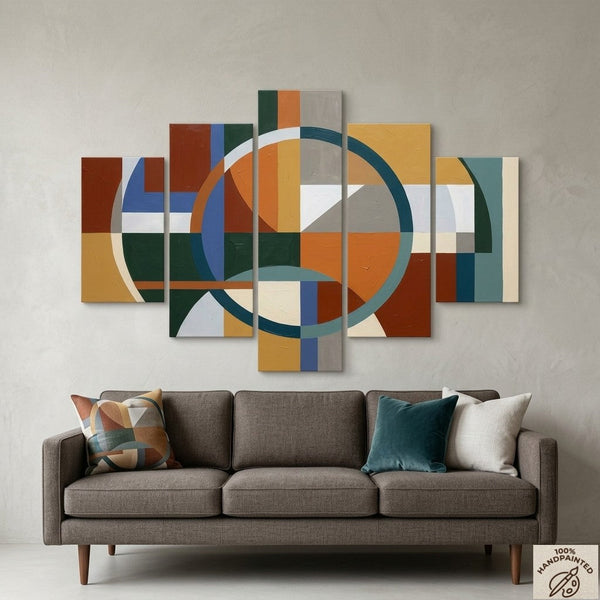 Acrylic Abstract Wall Art Paintings, Original Abstract Paintings, Modern Canvas Artwork for Living Room-HomePaintingDecor
