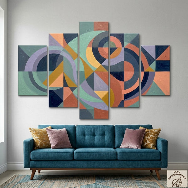 Original Abstract Paintings, Modern Canvas Artwork for Living Room, Large Abstract Wall Art Paintings-HomePaintingDecor