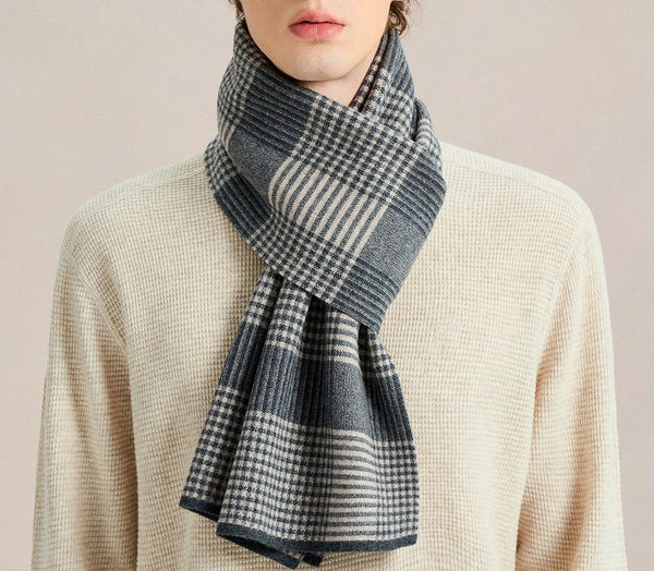 Business Formal Men Scarf Styles, Soft Wool Scarf for Men, Wool Scarf for Gentleman, Men's Winter Scarf, Casual Fashion Scarf for Men, Men's Wool Scarf Winter
