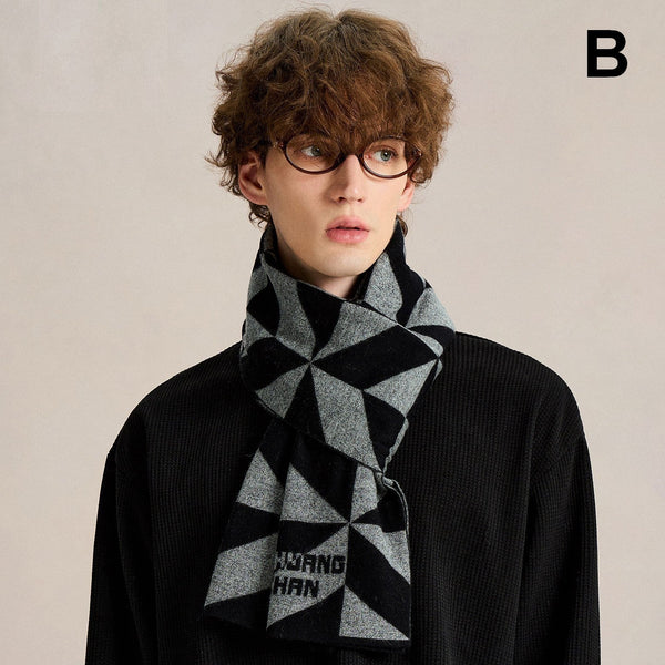 Casual Scarf for Men, Men's Wool Scarf Winter, Formal Men Scarf Styles, Men's Winter Soft Wool Scarves, Men's Winter Scarf, Business Wool Scarf for Gentleman