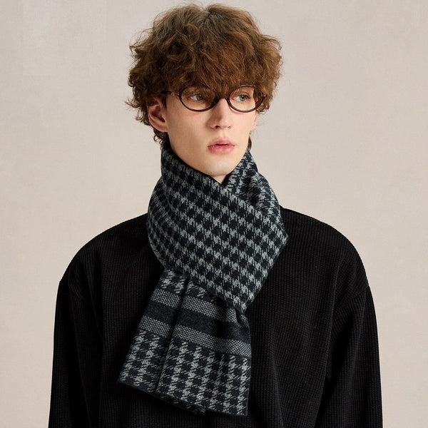 Casual Scarf for Men, Men's Wool Scarf Winter, Formal Men Scarf Styles, Men's Winter Soft Wool Scarves, Men's Winter Scarf, Business Wool Scarf for Gentleman