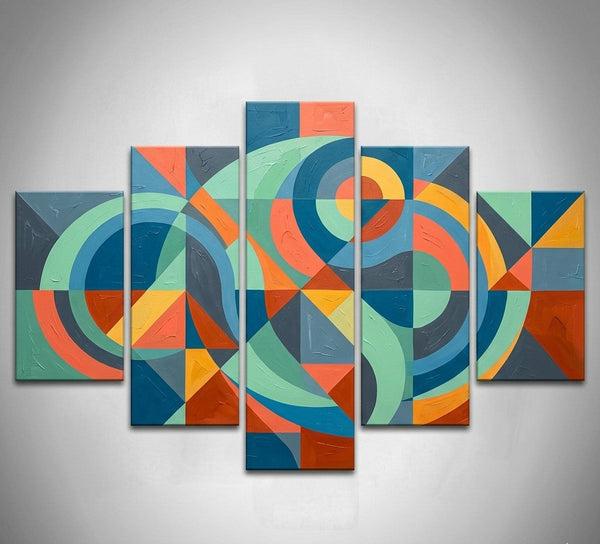 Dining Room Modern Canvas Artwork, Original Abstract Paintings, Extra Large Abstract Wall Art Paintings-HomePaintingDecor