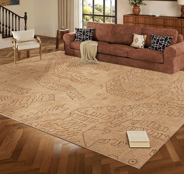 Modern Rugs for Dining Room, Bedroom Modern Rugs, Abstract Geometric Modern Rugs, Contemporary Modern Rugs for Living Room-HomePaintingDecor