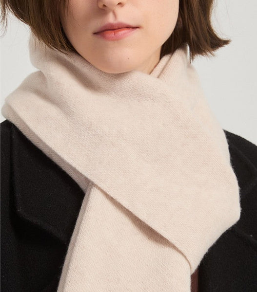 Birthday Gift for Girl, Beige Soft Cashmere Scarf for Women, Casual Scarf for Women, Modern Wool Scarf for Women, Cold Weather Scarves, Winter Wool Scarf