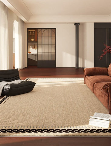 Abstract Modern Rugs for Bedroom, Simple Large Modern Rugs for Living Room, Contemporary Geometric Modern Rugs,Modern Rugs for Dining Room-HomePaintingDecor