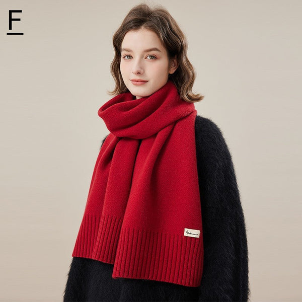 Soft Cashmere Scarf for Women, Wool Scarf for Women, Casual Scarf for Women, Fashion Designer Scarf, Cold Weather Scarf, Modern Winter Scarf-HomePaintingDecor