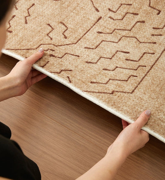 Modern Rugs for Dining Room, Bedroom Modern Rugs, Abstract Geometric Modern Rugs, Contemporary Modern Rugs for Living Room-HomePaintingDecor