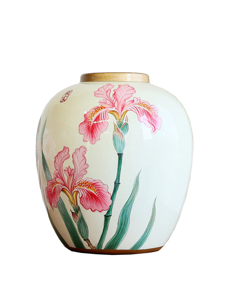 Centerpiece Ceramic Bouquet Vases, Handmade Modern Flower Vase, Large Flower Vases on Dining Table, Porcelain Flower Vases-HomePaintingDecor