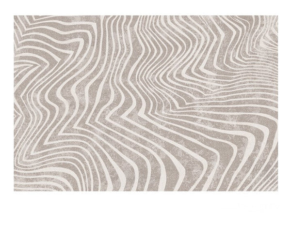 Modern Carpets for Office, Dining Room Floor Rugs, Stripe Area Rugs under Sofa, Mid Century Area Rugs for Living Room, Abstract Contemporary Rugs for Bedroom-HomePaintingDecor