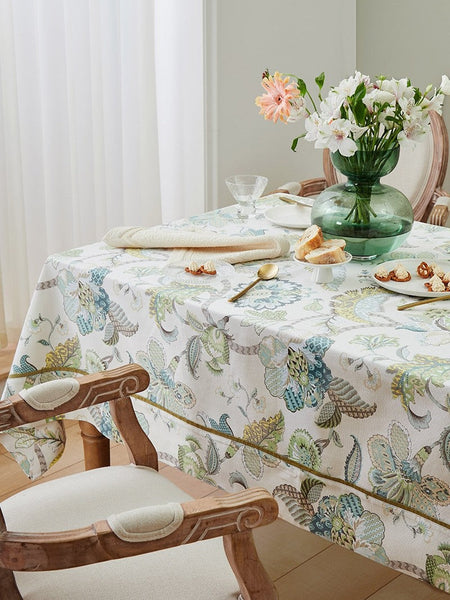 Rustic Table Covers for Kitchen, Large Rectangle Tablecloth for Dining Room Table, Country Farmhouse Tablecloth, Square Tablecloth for Round Table-HomePaintingDecor