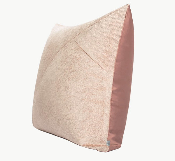Pink Modern Sofa Throw Pillows, Large Decorative Throw Pillows for Couch, Abstract Contemporary Throw Pillow for Living Room-HomePaintingDecor