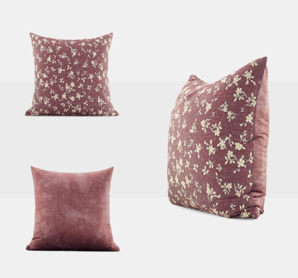 Embroidery Decorative Sofa Pillows, Large Throw Pillow for Interior Design, Luxury Decorative Throw Pillows for Couch, Large Square Modern Sofa Pillows for Living Room-HomePaintingDecor