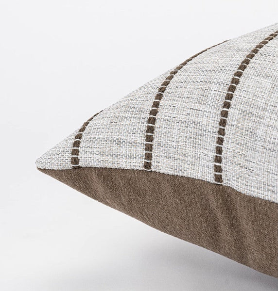 Contemporary Throw Pillow for Interior Design, Large Abstract Decorative Throw Pillows, Geometric Square Modern Throw Pillows for Couch-HomePaintingDecor