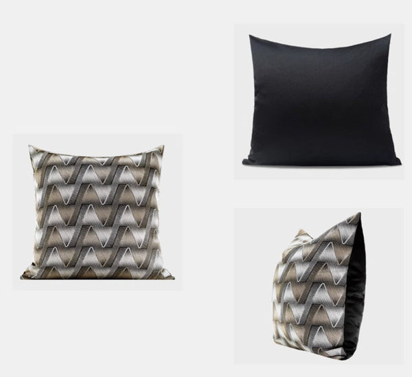 Large Square Decorative Throw Pillows for Couch, Geometric Modern Sofa Pillows, Large Decorative Throw Pillows, Geometric Sofa Pillows for Interior Design-HomePaintingDecor