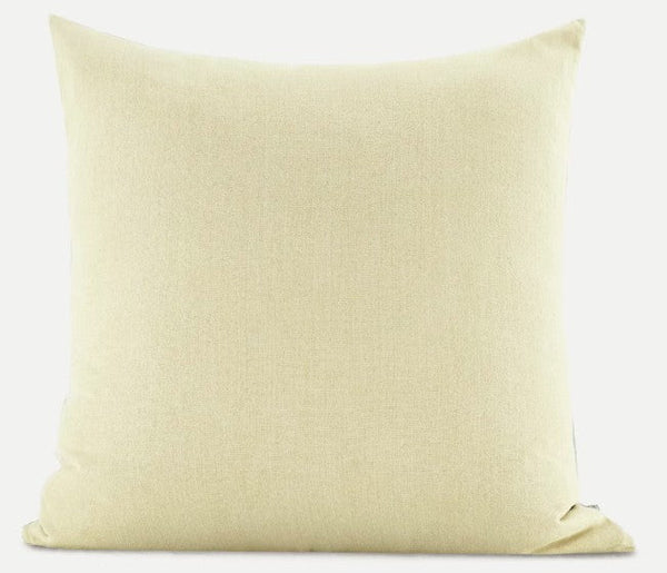 Garden Flowers Pattern Decorative Throw Pillows, Large Green Throw Pillow for Interior Design, Geomeric Contemporary Square Modern Throw Pillows for Couch-HomePaintingDecor