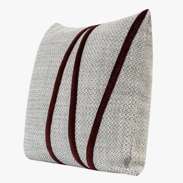 Light Gray Contemporary Throw Pillow for Living Room, Simple Modern Sofa Throw Pillows, Modern Decorative Throw Pillows for Couch