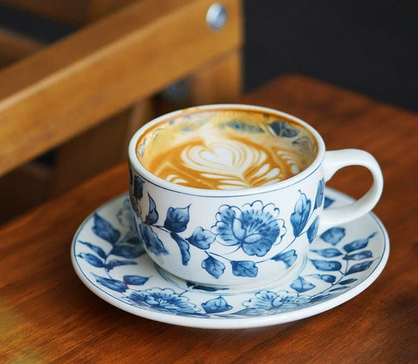 Classic British Tea Cups, Traditional Tea Cup Set, Porcelain Tea Cups, Floral Tea Cup Set, Elegant Tea Cup With Saucer, Ceramic Tea Cup with Saucer, Tea Cup Set, Vintage Tea Cup Set, Modern Ceramic Cups-HomePaintingDecor