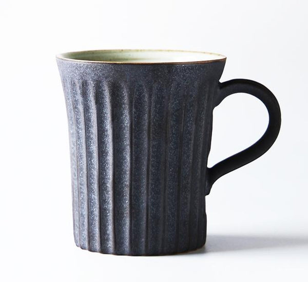 Large Capacity Coffee Cup, Cappuccino Coffee Mug, Handmade Pottery Coffee Cup, Large Tea Cup-HomePaintingDecor