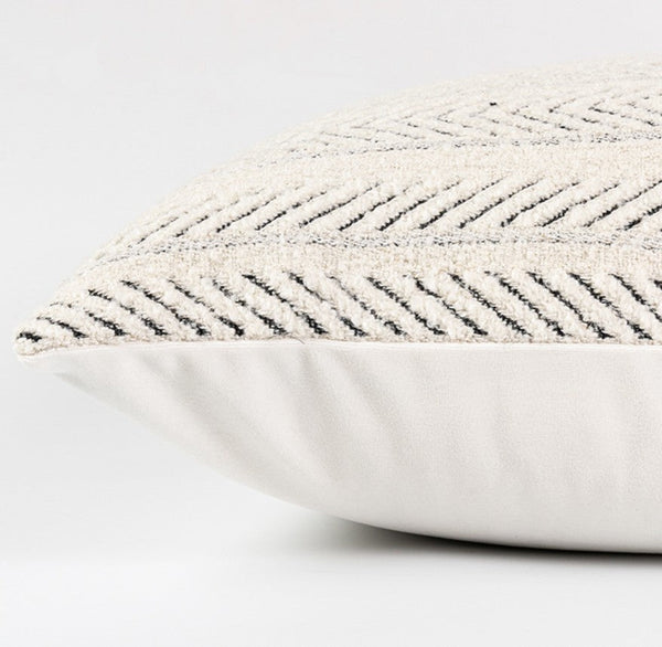 Extra Large Decorative Pillows for Couch, Modern Sofa Pillows, Contemporary Throw Pillows for Living Room, Modern Square Pillows-HomePaintingDecor