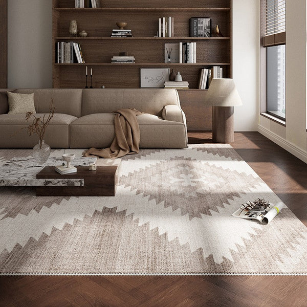 Dining Room Geometric Modern Rugs, Bedroom Modern Rugs, Large Modern Rugs for Living Room, Contemporary Modern Rugs under Coffee Table-HomePaintingDecor