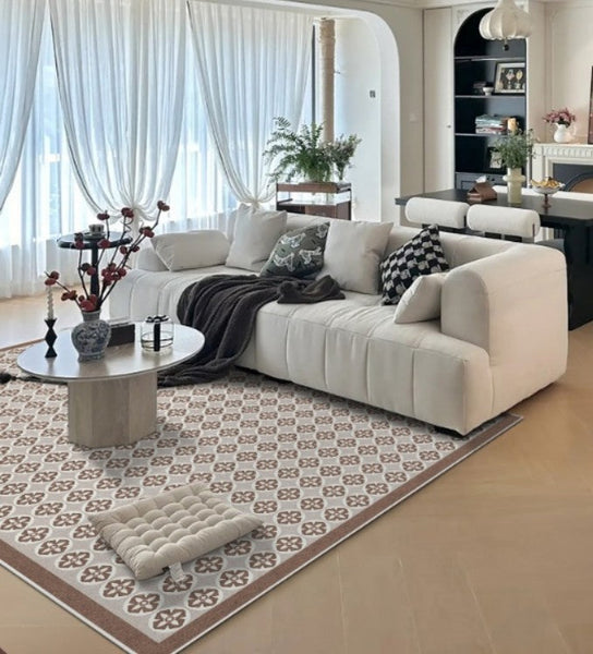 Mid Century Contemporary Modern Rugs for Living Room, Modern Rug Placement Ideas for Dining Room, Large Modern Rugs for Bedroom-HomePaintingDecor