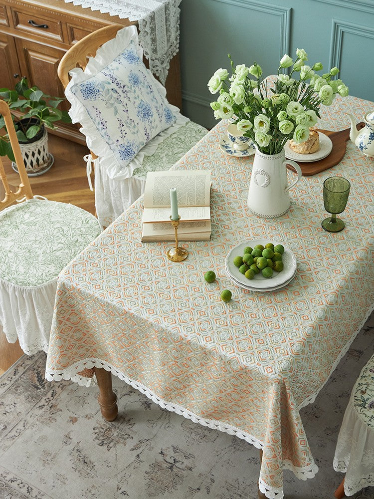 Modern Tablecloth for Home Decoration, Large Square Tablecloth for Round Table, Extra Large Rectangle Tablecloth for Dining Room Table-HomePaintingDecor