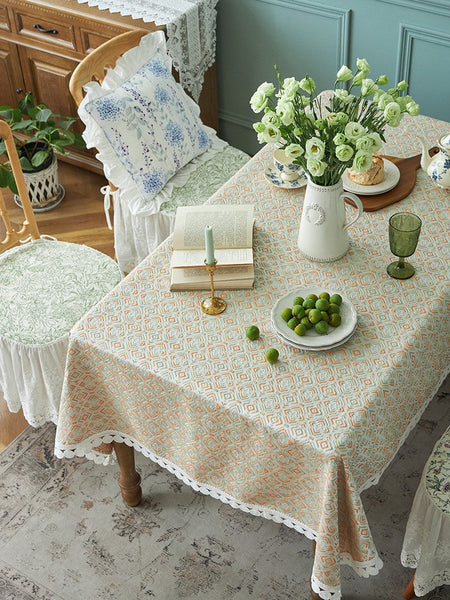 Modern Tablecloth for Home Decoration, Large Square Tablecloth for Round Table, Extra Large Rectangle Tablecloth for Dining Room Table-HomePaintingDecor