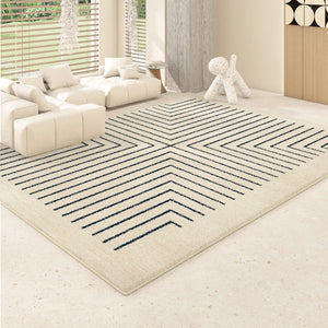 Runner Rugs Next to Bed, Contemporary Rugs for Living Room, Bathroom Runner Rugs, Bohemian Stripe Floor Carpets, Large Modern Rugs for Dining Room-HomePaintingDecor