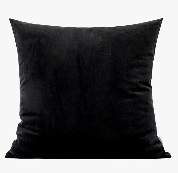 Large Decorative Throw Pillows for Couch, Modern Sofa Throw Pillows, Black Abstract Contemporary Throw Pillow for Living Room-HomePaintingDecor