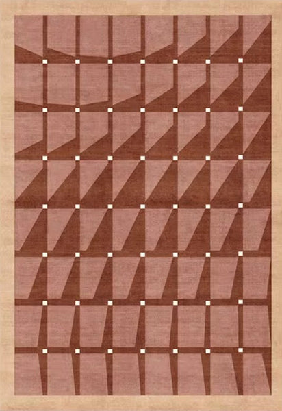 Modern Living Room Rug Ideas, Modern Rugs for Dining Room, Mid Century Modern Rugs Next to Bed, Thick Contemporary Rugs for Bedroom-HomePaintingDecor