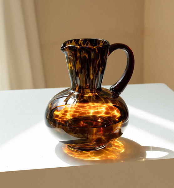 Handmade Modern Vases for Bedroom, Decorative Glass Vase, Mid Century Glass Vases, Centerpiece Contemporary Vases on Table, Modern Glass Vase for Flowers