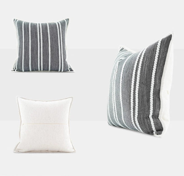 Contemporary Modern Sofa Pillows, Large Throw Pillow for Interior Design, Simple Decorative Throw Pillows, Large Square Modern Throw Pillows for Couch-HomePaintingDecor