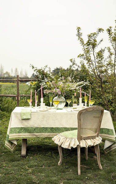 Farmhouse Table Cloth, Lilies of the Valley, Flower Pattern Tablecloth, Rectangle Tablecloth for Dining Room Table, Square Tablecloth, Wedding Tablecloth, Waterproof Tablecloth-HomePaintingDecor