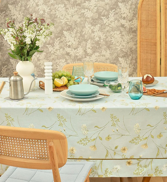 Farmhouse Table Cloth, Wedding Tablecloth, Large Rectangle Tablecloth for Dining Room Table, Rectangular Table Covers for Kitchen, Square Tablecloth for Coffee Table-HomePaintingDecor