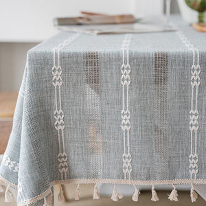 Rustic Table Covers for Kitchen, Linen Square Tablecloth for Sale, Country Farmhouse Tablecloth, Large Rectangle Tablecloth for Dining Room Table-HomePaintingDecor