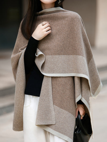 Camel Brown Wool Scarf, Soft Wool Scarf for women, Christmas Holiday Gift, Evening Wrap, Large Winter Shawl, Elegant Shawl, Warm Cape, Winter Scarves, Winter Shawl-HomePaintingDecor