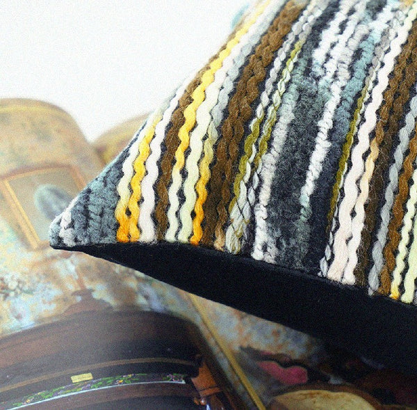 Modern Square Throw Pillows for Couch, Colorful Decorative Throw Pillows, Large Abstract Contemporary Throw Pillow for Interior Design-HomePaintingDecor
