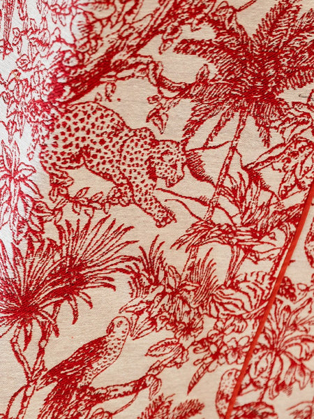 Modern Rectangle Tablecloth for Dining Room Table, Jungle Animals Leopard Parrot Pattern Tablecloth for Home Decoration, Large Square Tablecloth, Christmas Tablecloth-HomePaintingDecor