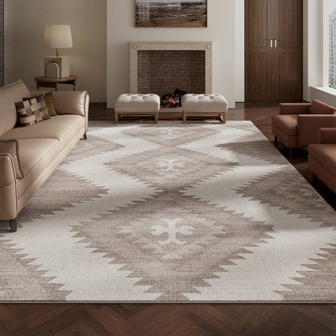 Dining Room Geometric Modern Rugs, Bedroom Modern Rugs, Large Modern Rugs for Living Room, Contemporary Modern Rugs under Coffee Table-HomePaintingDecor