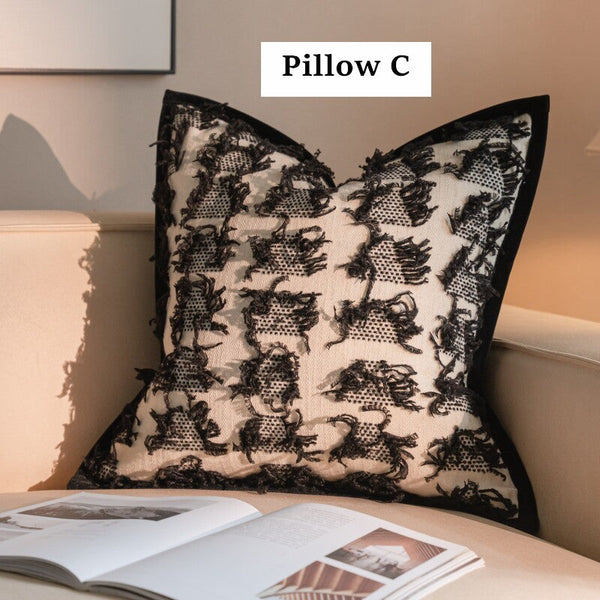 Large Decorative Throw Pillows, Decorative Pillow Arrangement Ideas for Couch, Modern Decorative Pillows for Living Room, Decorative Pillow Covers-HomePaintingDecor
