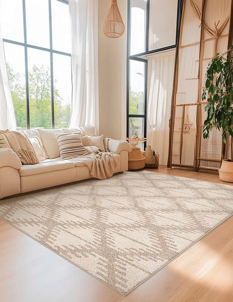 Abstract Modern Rugs for Living Room, Extra Large Modern Rugs under Dining Room Table, Contemporary Geometric Carpets, Contemporary Modern Rugs-HomePaintingDecor