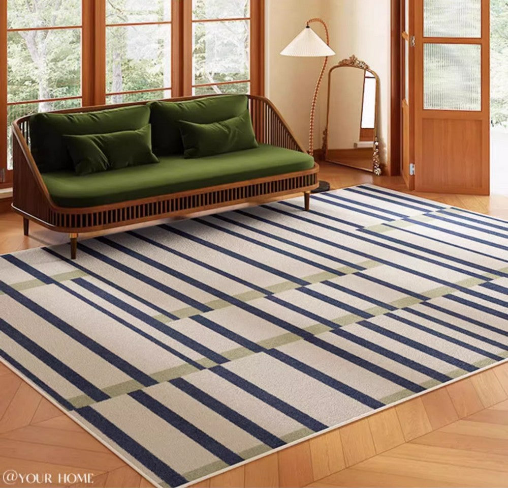 Modern Rugs for Dining Room, Abstract Geometric Modern Rugs, Large Modern Rugs for Living Room, Mid Century Modern Rugs for Bedroom-HomePaintingDecor