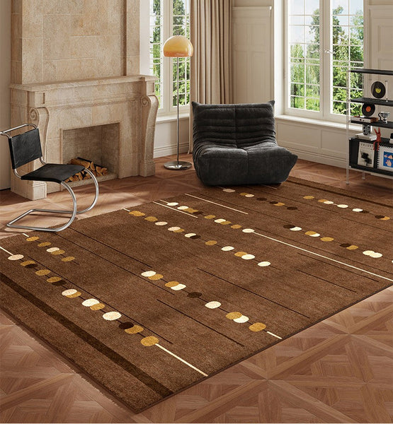 Living Room Modern Rug Ideas, Mid Century Modern Rugs for Bedroom, Large Contemporary Area Rugs for Dining Room-HomePaintingDecor