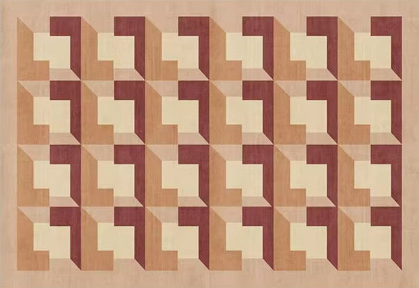 Modern Rugs for Dining Room, Large Modern Rugs for Living Room, Mid Century Modern Rugs for Bedroom, Abstract Geometric Modern Rugs-HomePaintingDecor