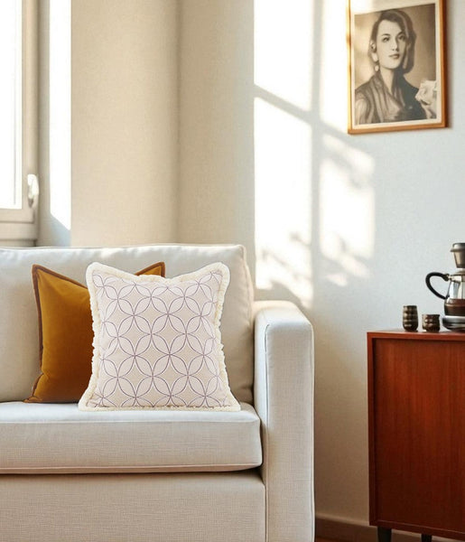 Large Square Pillows, Modern Throw Pillows, Modern Sofa Pillows, Decorative Throw Pillow for Couch, Decorative Throw Pillows for Living Room Couch-HomePaintingDecor