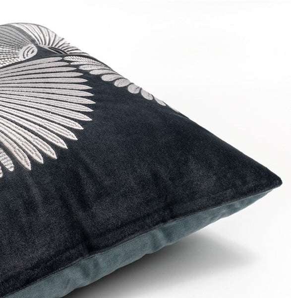 Abstract Feather Pattern Throw Pillows for Couch, Simple Modern Sofa Throw Pillows, Contemporary Throw Pillow for Living Room, Modern Square Pillows-HomePaintingDecor