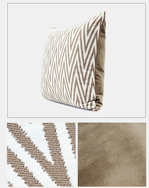 Geometric Modern Throw Pillows for Couch, Large Modern Throw Pillow for Interior Design, Contemporary Modern Sofa Pillows, Simple Decorative Throw Pillows-HomePaintingDecor