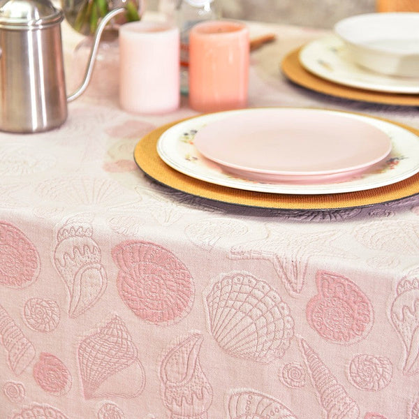Square Tablecloth for Round Table, Cotton Rectangular Table Covers for Kitchen, Modern Dining Room Table Cloths, Farmhouse Table Cloth, Wedding Tablecloth-HomePaintingDecor