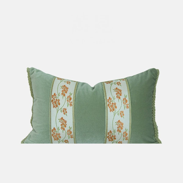 Decorative Pillows for Bed, Living Room Decorative Pillows, Modern Decorative Cushions, Decorative Pillow Arrangement Ideas for Interior Design, Embroidered Floral Bird Pattern Pillow Covers-HomePaintingDecor