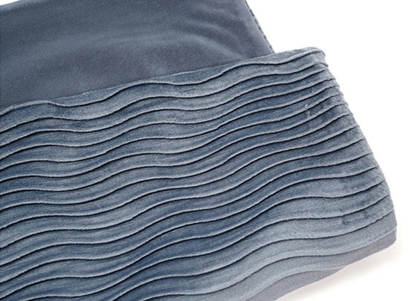 Abstract Blue Decorative Throw Pillows, Large Simple Throw Pillow for Interior Design, Geomeric Contemporary Square Modern Throw Pillows for Couch-HomePaintingDecor